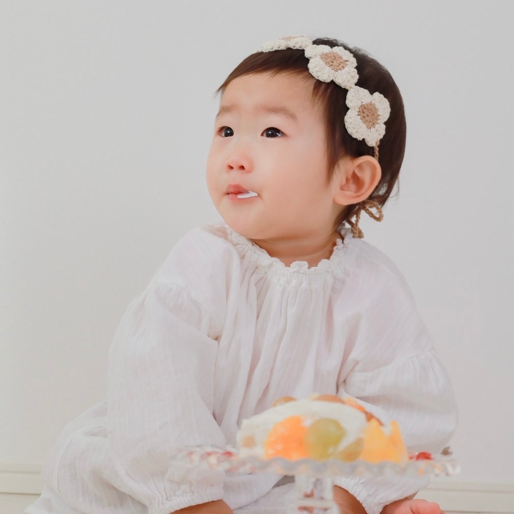 sopokoti flower hair band – こどもふく minminmo