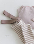 Stripe Suspender Leggings