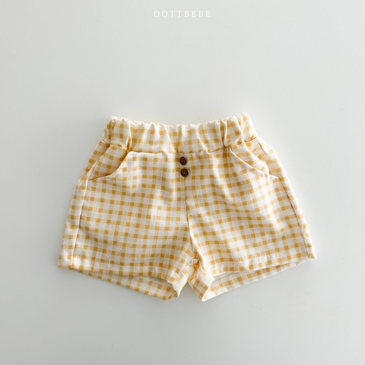 linen check pants – こどもふく minminmo