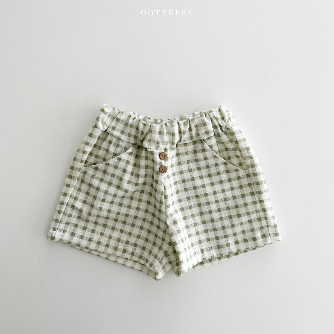 linen check pants – こどもふく minminmo