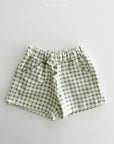 linen check pants