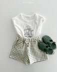 linen check pants