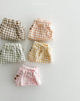 linen check pants