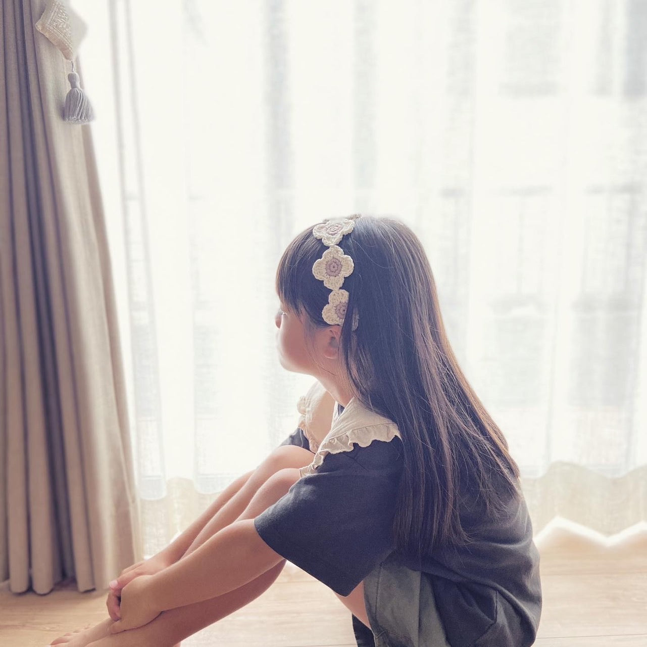 sopokoti flower hair band – こどもふく minminmo